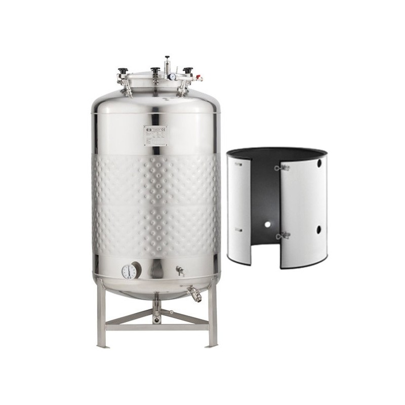 Fermenteur à pression et manchette isolation