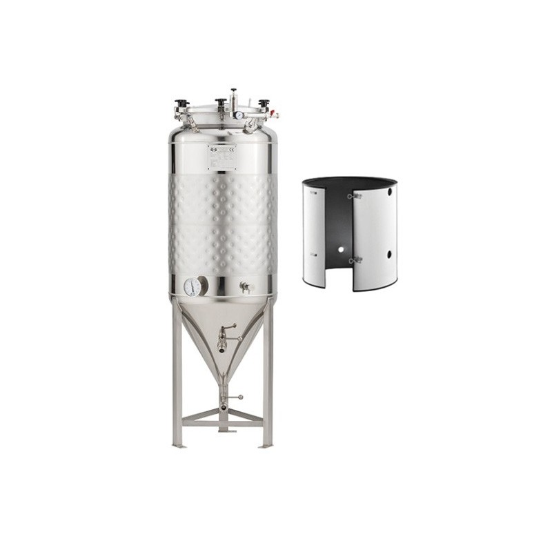 Fermenteur à pression avec manchette isolation