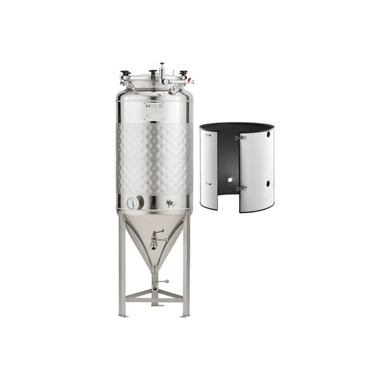 Fermenteur à pression et manchette isolation