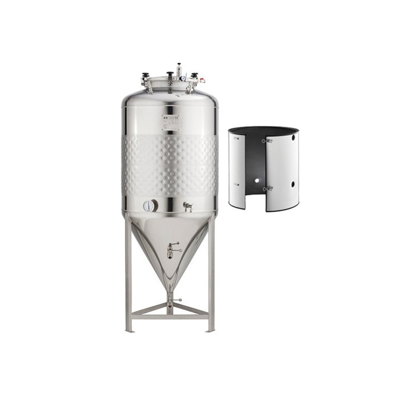 fermenteur à pression et manchette isolation