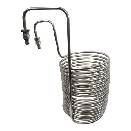 refroidisseur de mout inox avec gardena