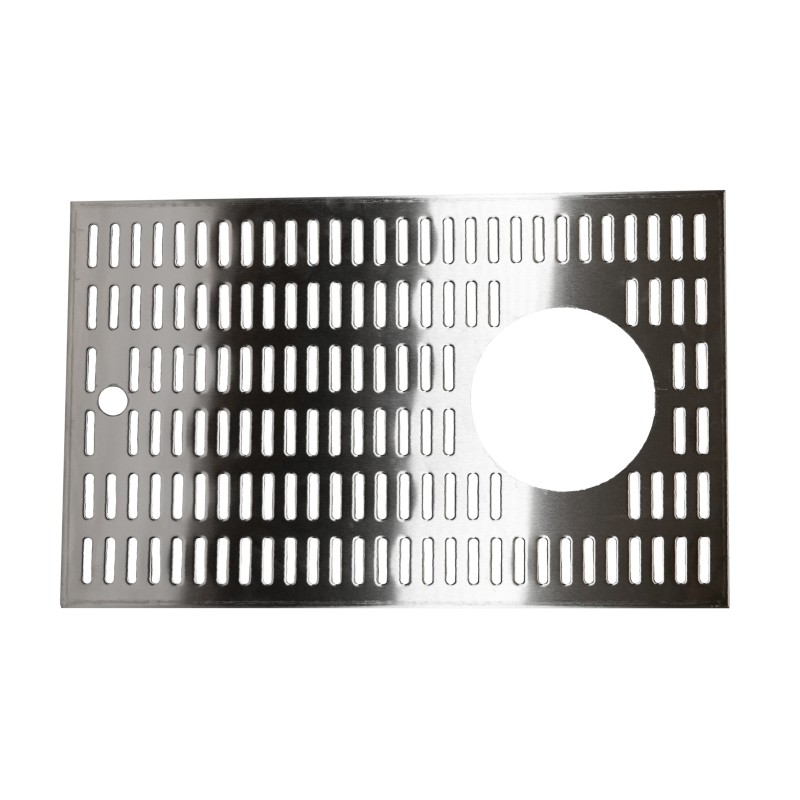plaque égouttoir inox