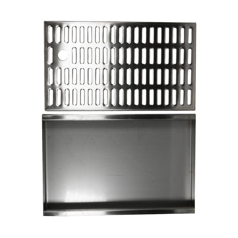 Égouttoir inox rectangulaire