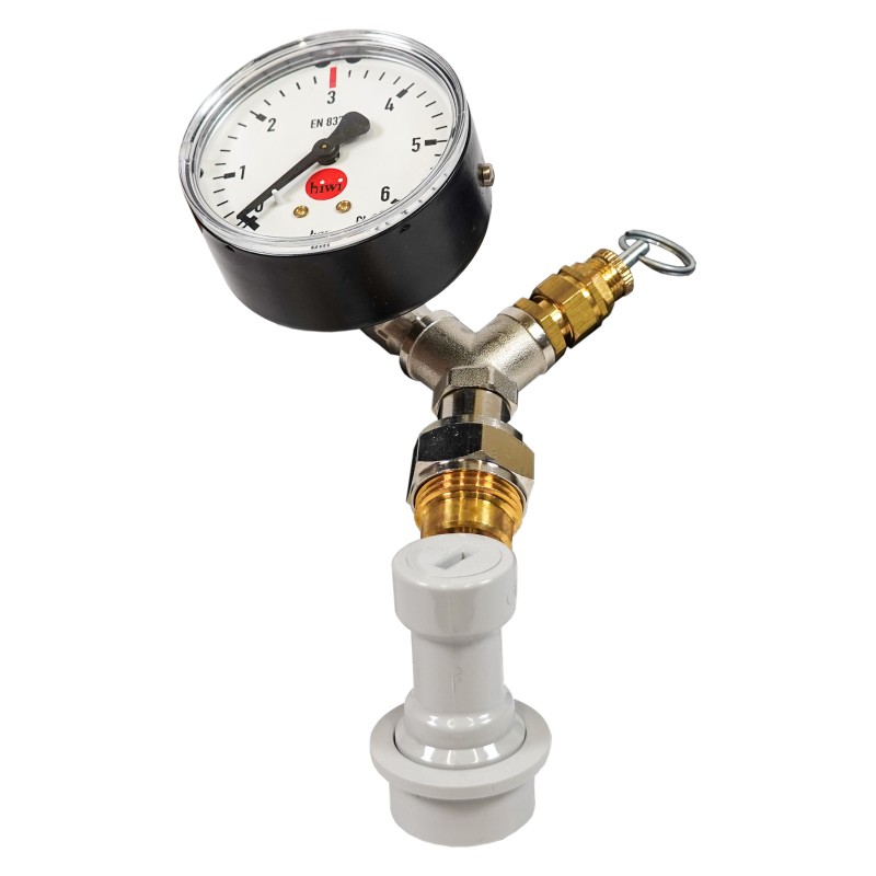 Tête de mesure de pression soda keg