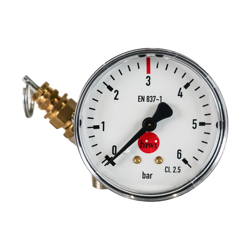 Mesure de pression vue face