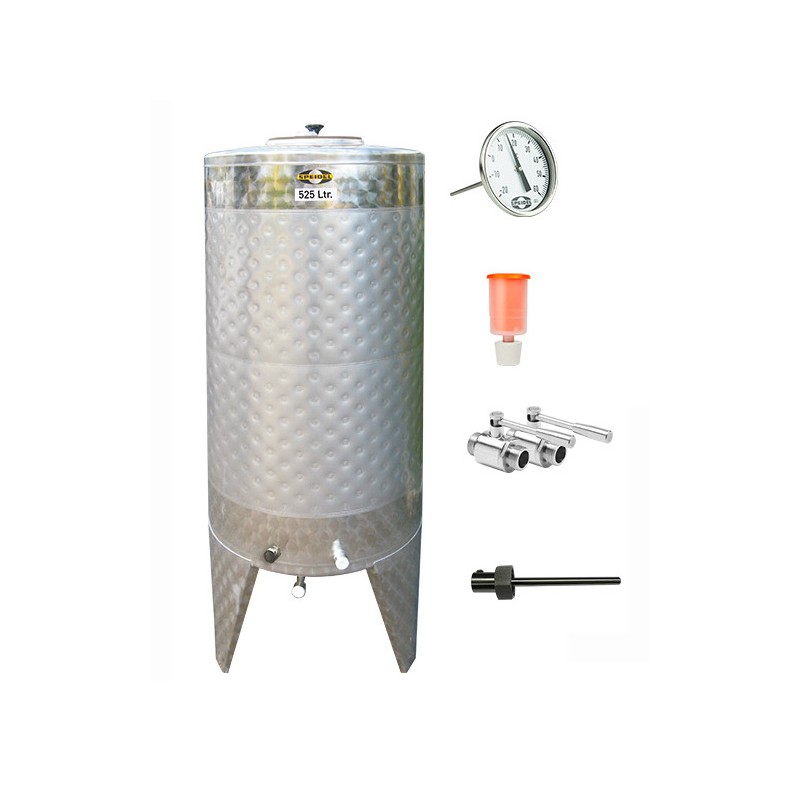 CFT-SNP-2000P Cuve de fermentation cylindrique 2000/2500 litres, sans  pression