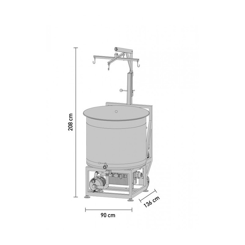 Shéma Brasserie Braumeister 200 litres