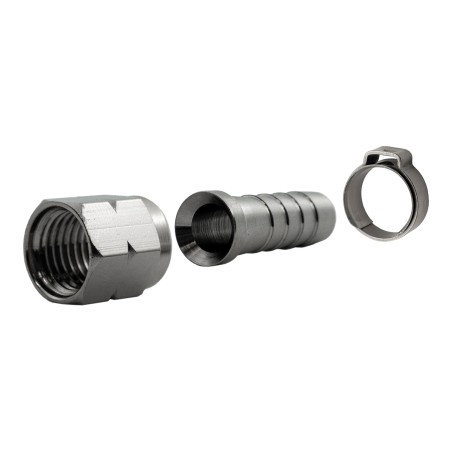 raccord cannelé avec écrou