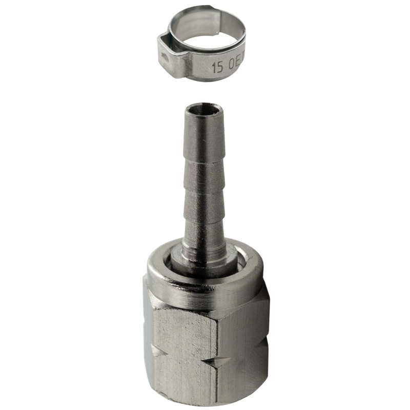 embout cannelé avec écrou