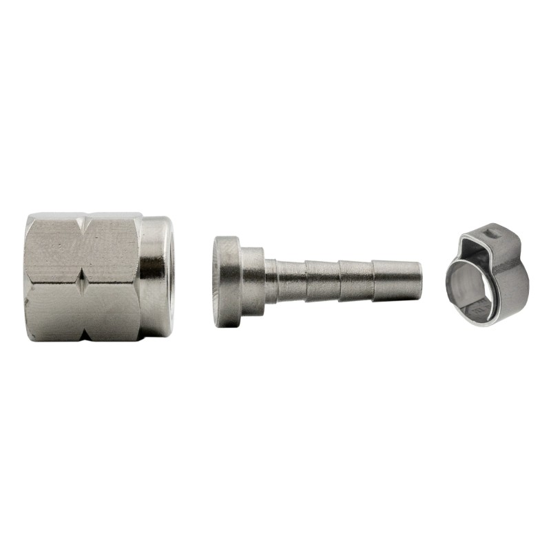 embout cannelé avec écrou