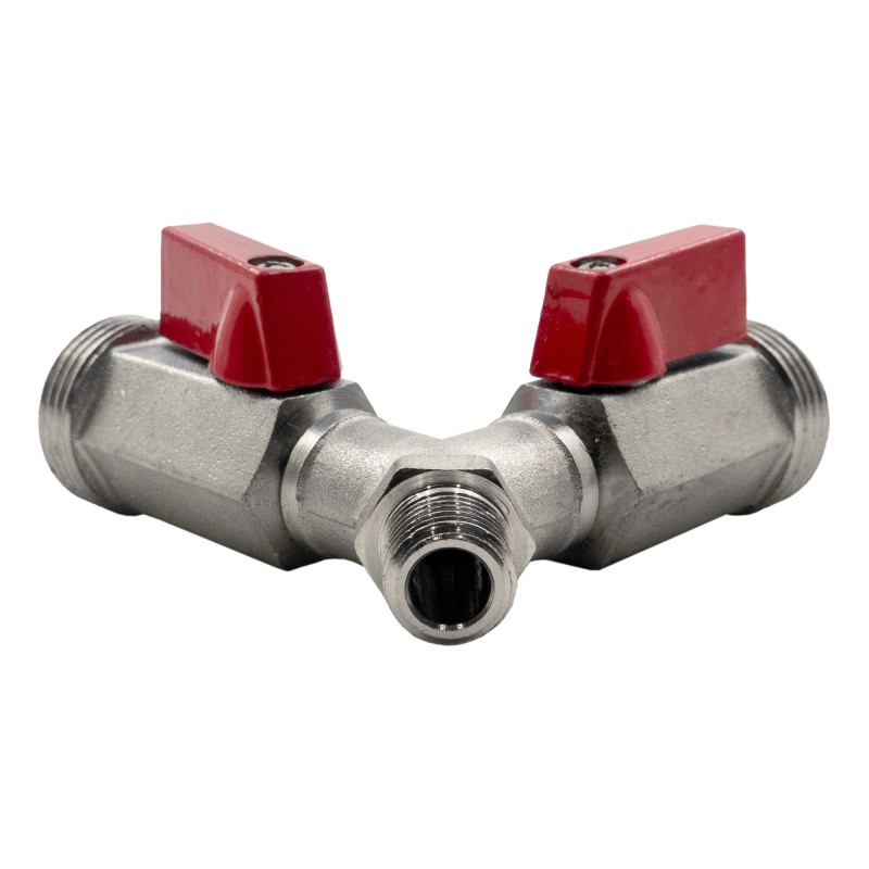 Adaptateur Y avec vanne