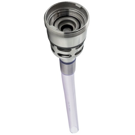 plongeur tête inox tube PVC