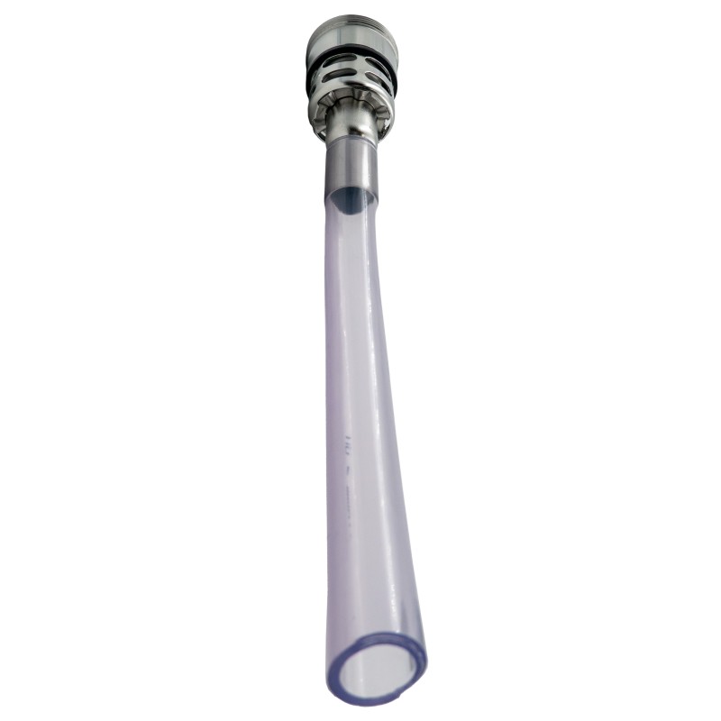 plongeur tête inox tube PVC