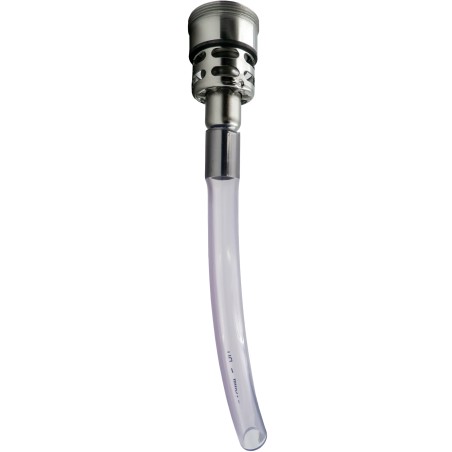 plongeur tête inox tube PVC