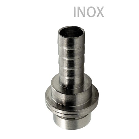 Embout cannelé Inox 7 mm