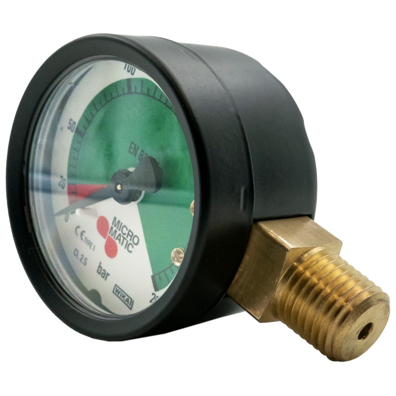 Manomètre volume bouteille 250 bars