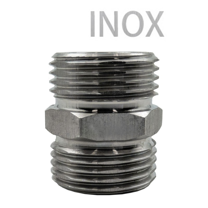 Double raccord filetages mâles 5/8"