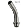 Embout cannelé coudé Inox 10 mm Embout cannelé coudé Inox 10 mm