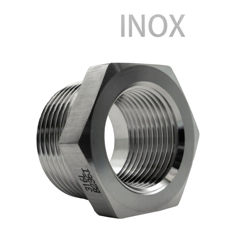 Adaptateur Inox 3/4" vers 1"