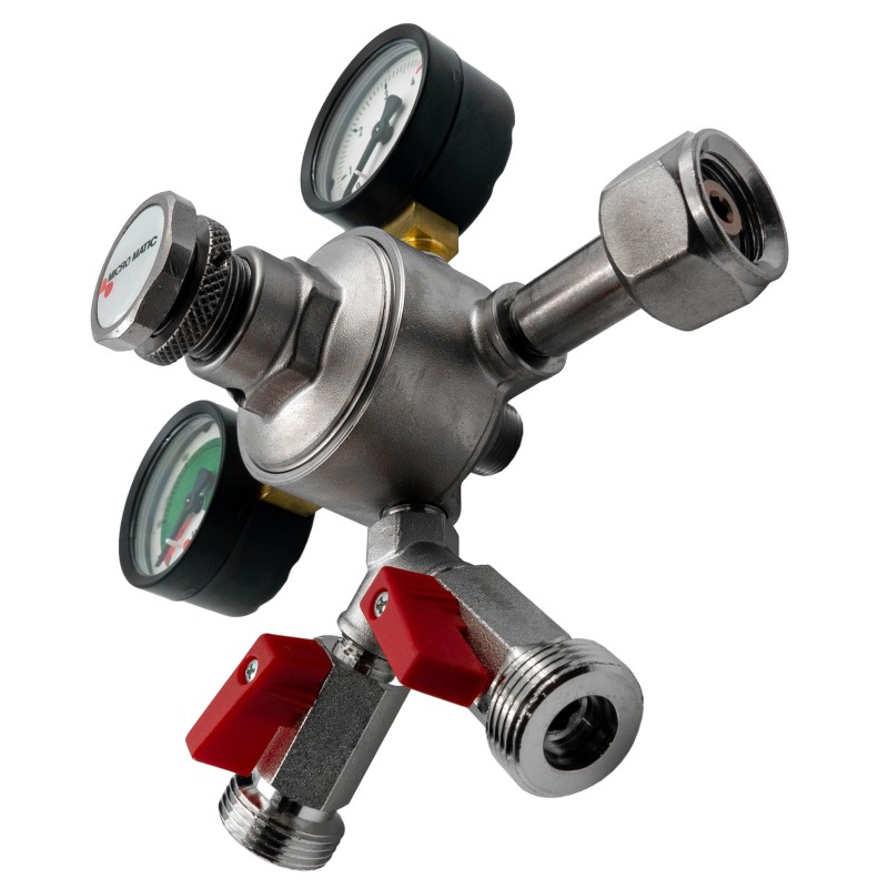 Détendeur CO2 micro matic 2 sorties