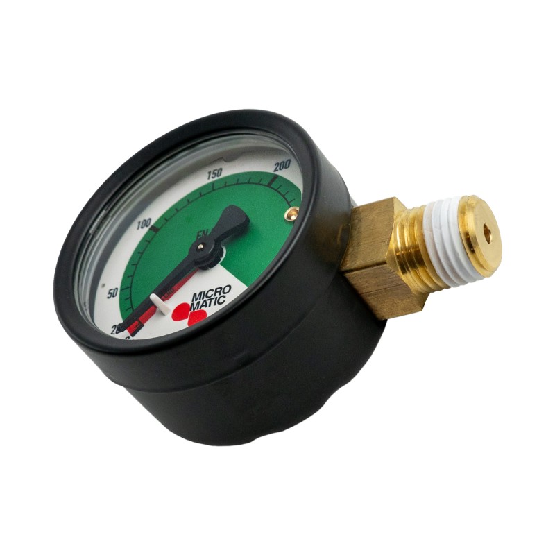 Manomètre 315 bars fond vert