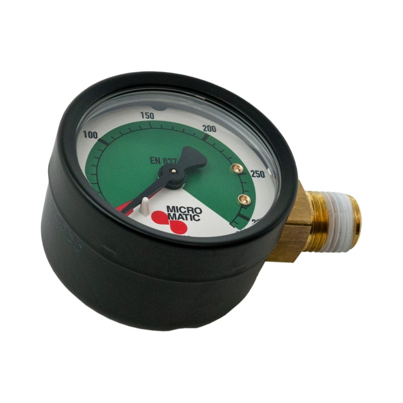 Manomètre 315 bars fond vert