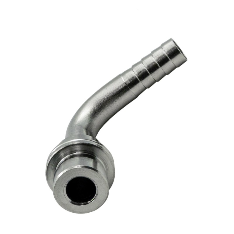 Embout cannelé coudé 7 mm