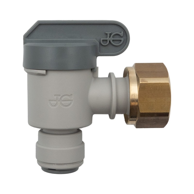 Vanne d'arrêt en équerre F