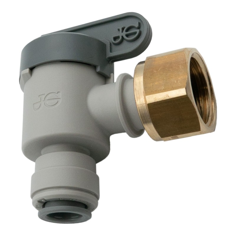 Vanne d'arrêt en équerre F