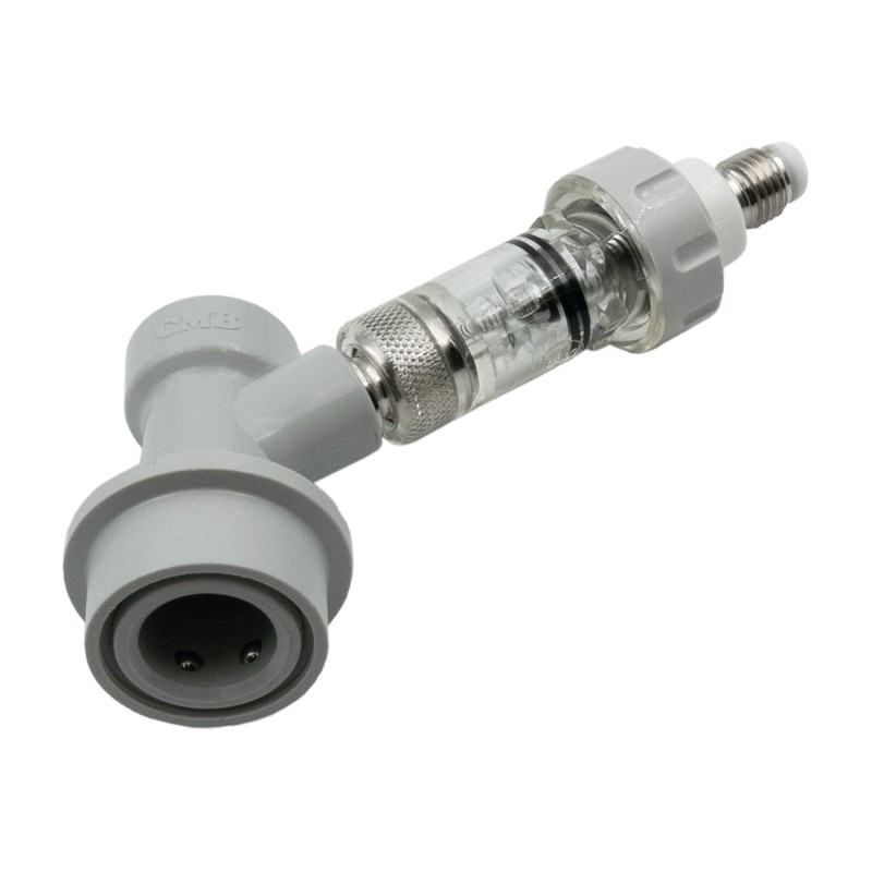 Tête CO2 soda keg avec anti retour