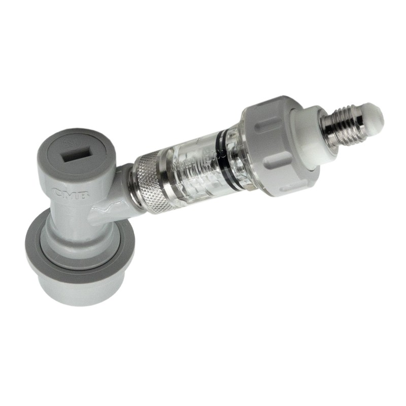 Tête CO2 soda keg avec anti retour