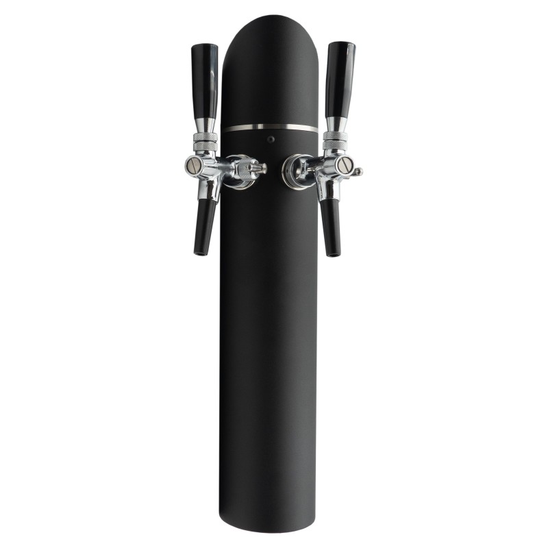 Colonne noire 2 robinets