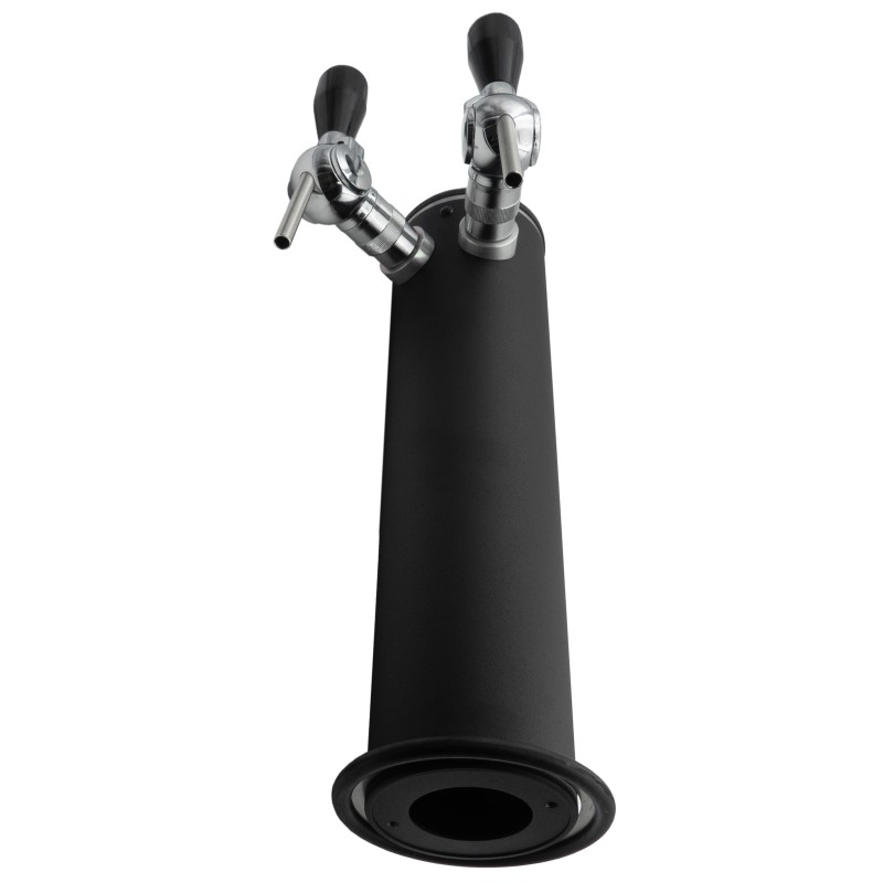 Colonne noire 2 robinets compensateurs