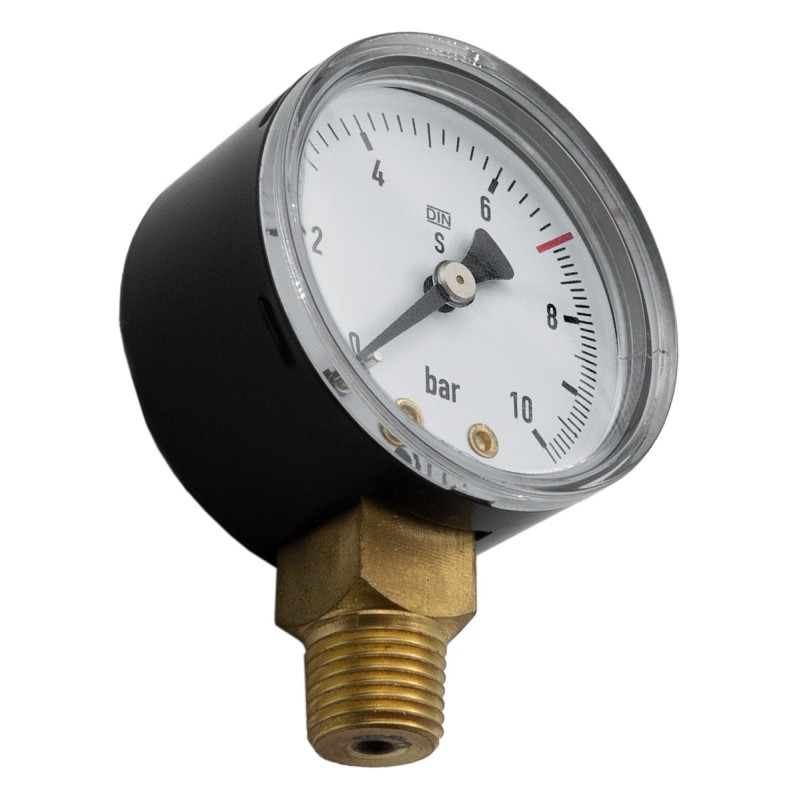 Manomètre 7 bars fond blanc