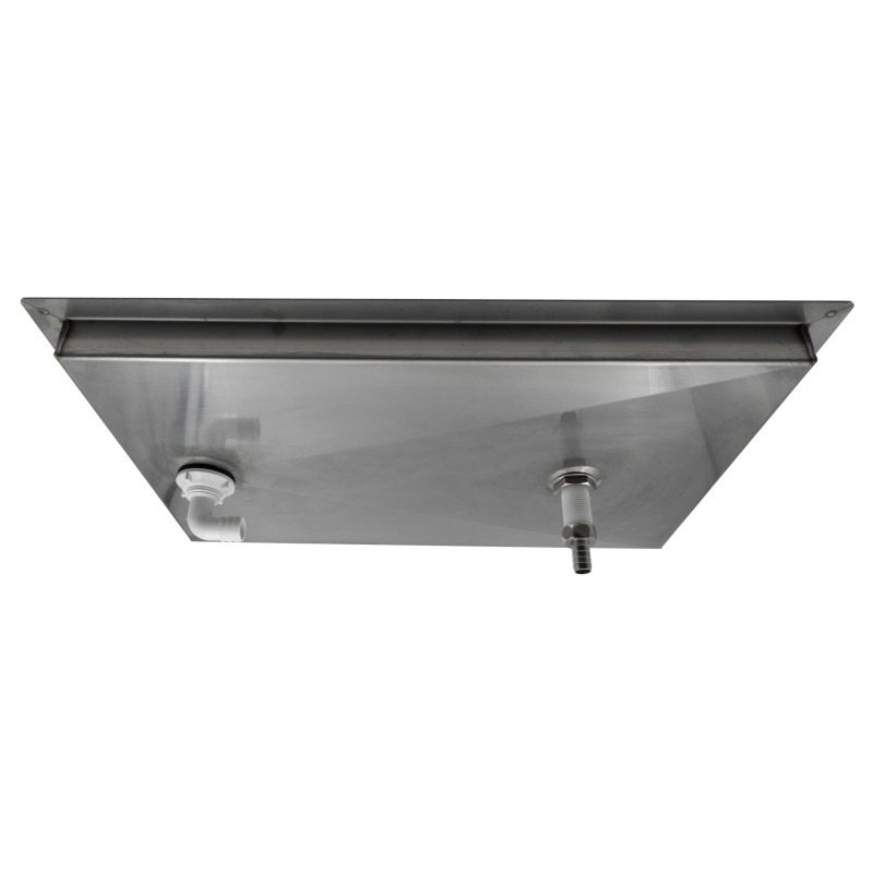 égouttoir inox avec rince verre