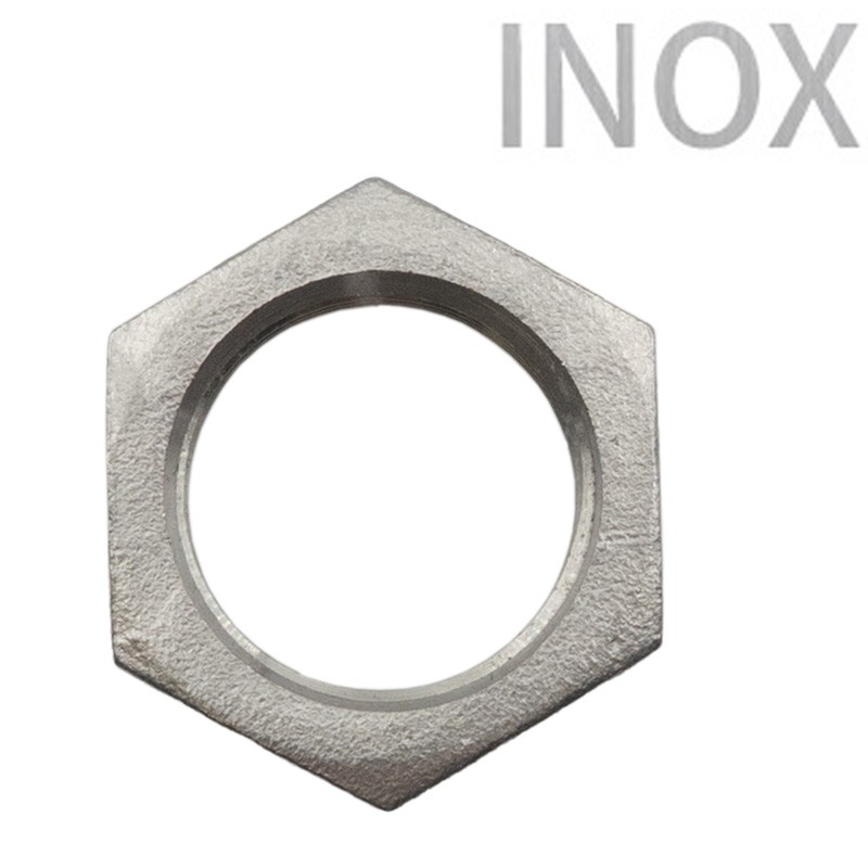 contre écrou en inox 3/4"