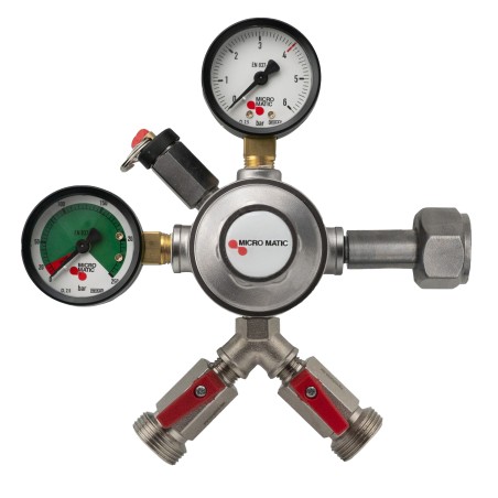 Détendeur CO2 micro matic 2 sorties