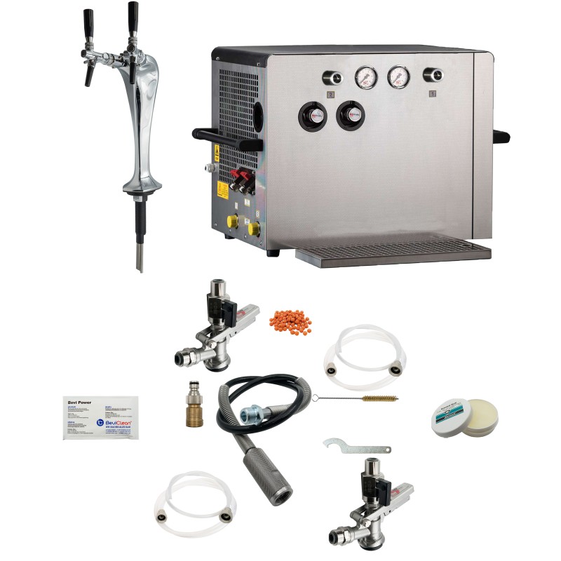 Pack tireuse sous comptoir et colonne