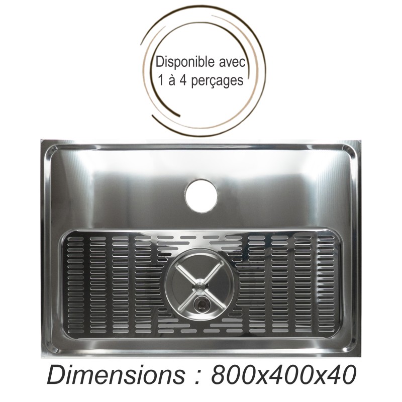 Égouttoir avec rince-verre