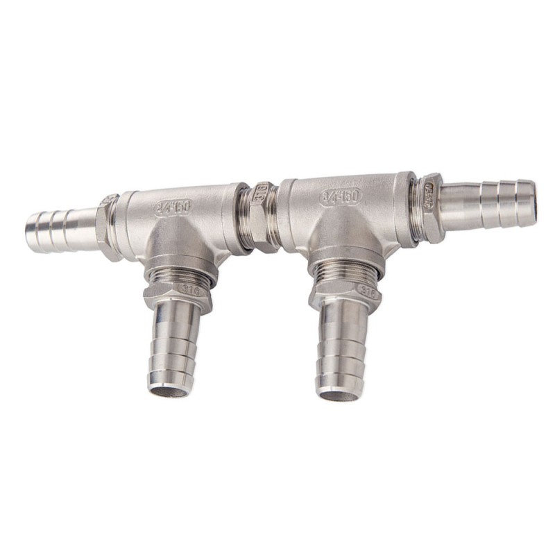 Manifold compact raccordement deux cuves