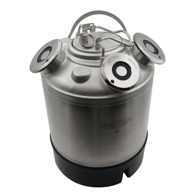 Fût de nettoyage ne Inox