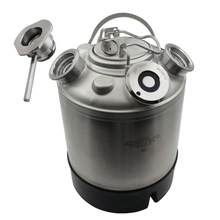 Fût de nettoyage inox Micro Matic