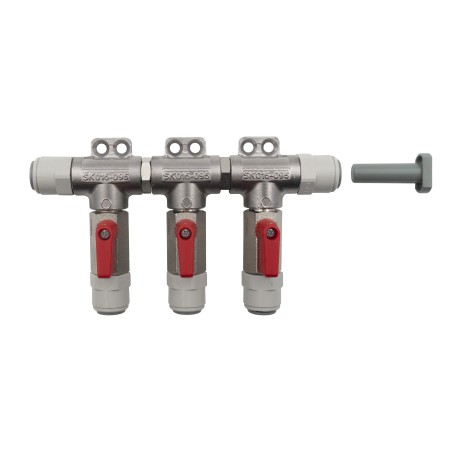 Distributeur CO2 trois vannes