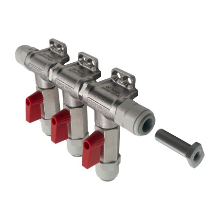 Distributeur CO2 trois vannes